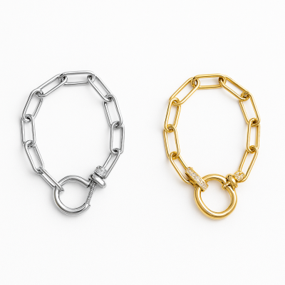 Βραχιόλι Με Κρίκο Κούμπωμα